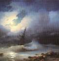 Бурное море ночью. 1853 - Stormy sea at night. 185382 х 117 смХолст, маслоРомантизм, реализмРоссияНью-Йорк. Собрание А. Шагиняна